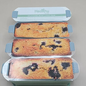 Healthy Eating Silicone Mini Loaf Pans, NWOT